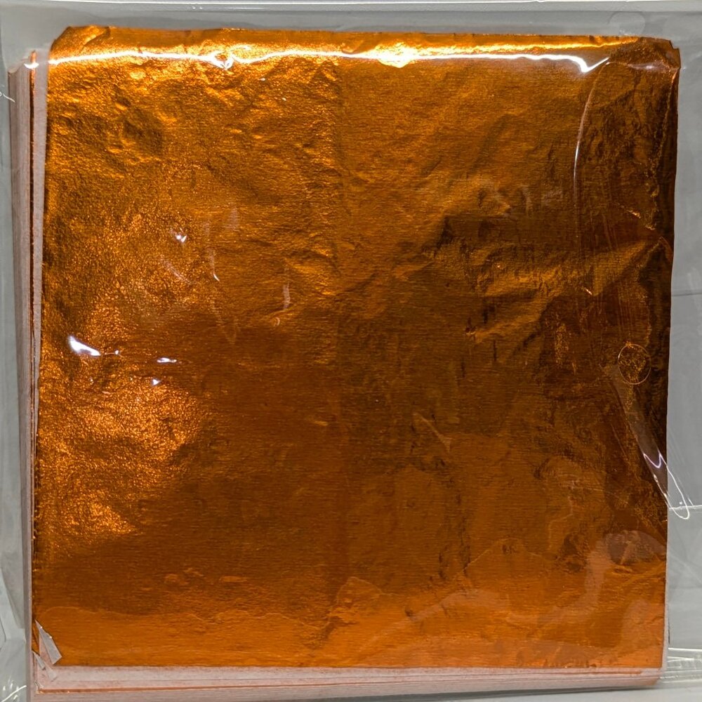 NWT! CK Products Orange Foil Candy Wrappers - 4in x 4in, 125ct